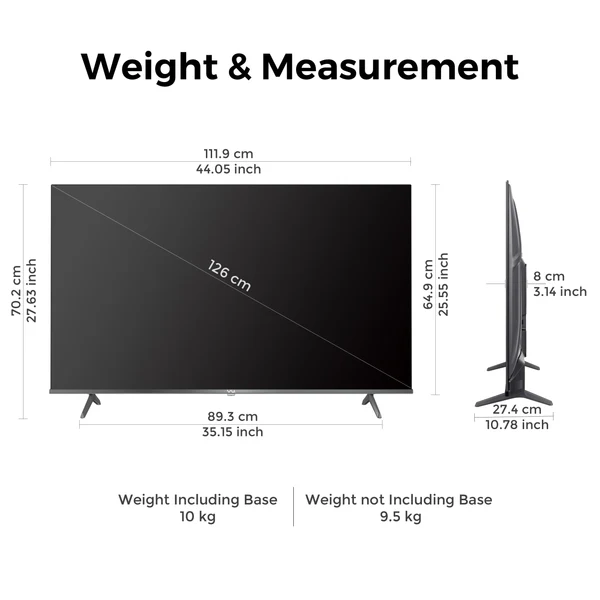 Vu Glo Dolby Edition 50 Inch - 50 Inch Size View